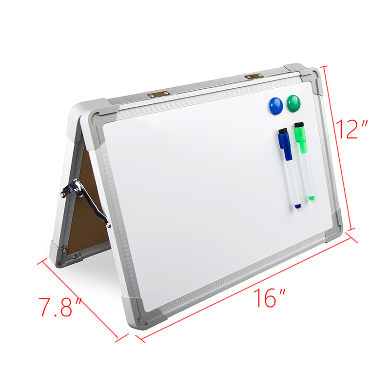 跨境電商專供A型折疊桌面辦公教學(xué)記事白板磁性白板